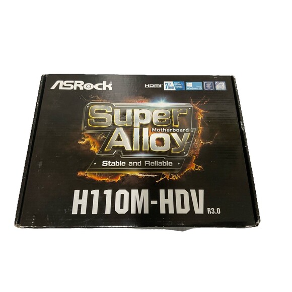 ASRock MB 1151 H110M-HDV 3.0 (D,HDMI,USB3) - Picture 1 of 11